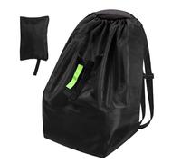 Borsa da viaggio per auto, impermeabile Oxford Cloth Stroller Travel Bag, Child Safety Seat Foldable Storage Bags With Reflective Strips And Adjustable Shoulder Straps, Compatible With Convertible