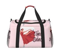 Borsa da viaggio per ballerina, borsa da viaggio per donne e uomini, per avventure all'aperto, ideale per campeggio ed escursionismo, Nero, One Size
