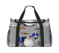 Borsa da viaggio per batteria jazz, borsa da viaggio per donne e uomini, per avventure all'aria aperta, ideale per campeggio ed escursionismo, Nero , Taglia unica
