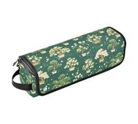 Borsa da viaggio per bonsai, verde scuro, con cuscinetto resistente al calore, custodia da viaggio a doppio strato, per raddrizzatori, arricciacapelli, asciugacapelli portatile organizer