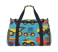 Borsa da viaggio per camion escavatore borsa da viaggio borsa da viaggio per auto da palestra per la notte borsa da weekend per uomo donna bagaglio a mano leggero per allenamento vacanza