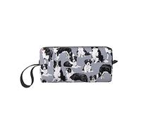 Borsa da viaggio per cosmetici con Border Collies blu da viaggio per la casa e la casa astuccio portatile per trucchi e trucchi, Come nella foto, Taglia unica, Beauty Case