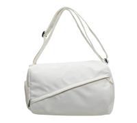 Borsa Da Viaggio Per Donna Borsa da viaggio a tracolla for brevi distanze, casual, semplice e capiente, for il tempo libero(White)