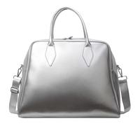 Borsa Da Viaggio Per Donna Borsa da viaggio a tracolla grande e capiente, borsa da viaggio breve(Silver)
