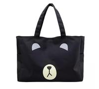 Borsa Da Viaggio Per Donna Borsa da viaggio di grande capacità, borsa da viaggio portatile for brevi distanze(Black,37x49x14cm)