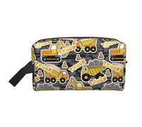 Borsa da viaggio per donna e uomo - Borse da toilette cosmetiche impermeabili, accessori per il lavaggio, organizer, camion bulldozer