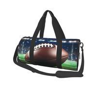 Borsa da viaggio per donne e uomini, borsa da palestra, grande, per il weekend o la notte, con tracolla, nera, taglia unica, Nero , Taglia unica
