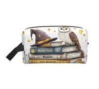 Borsa da viaggio per donne e uomini - I libri trasformano i babbani in maghi, cosmetici impermeabili, borse da toilette, accessori e organizer