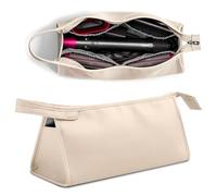 Borsa da viaggio per Dyson Airwrap Styler e bigodini, borsa per Dyson Hair Dryer Travel Bag borsa portaoggetti da viaggio, borsa per Dyson, spazzola ad aria calda per asciugacapelli, bianco, 35*14