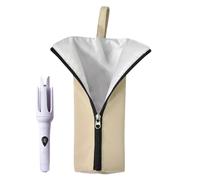 Borsa da viaggio per ferro arricciacapelli - organizer resistente al calore | custodia protettiva strumenti parrucchiere, pennelli trucco e, ideale bagno, vanità, casa