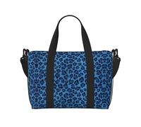 Borsa da viaggio per il fine settimana con stampa di leopardo, borsa da viaggio per adulti, adatta per viaggi, campeggio, picnic