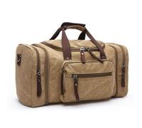Borsa da viaggio per il tempo libero alla moda borsa da viaggio portatile da esterno alla moda, cachi, misura