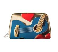 Borsa da viaggio per il trucco con stampa Treble Love and Music,da donna di grande capacità