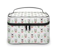 Borsa da viaggio per il trucco per uomo e donna, motivo: "My Love Dachshund Dogs", con scomparti e manico, per matrimoni, feste, grande capacità, impermeabile, per la cura della pelle, articoli da t