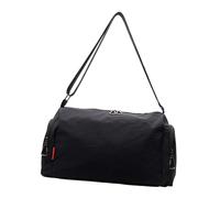 Borsa da viaggio per il weekend impermeabile, con tasche toted per donne, ragazze, sport, palestra, durante la notte, a tracolla, da viaggio, Nero , Mass Beauty