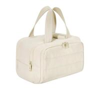 Borsa da viaggio per la cultura da viaggio, borsa da viaggio, borsa da viaggio, borsa da viaggio leggera con ampia apertura e chiusura lampo, borse da donna, portafogli, borsa cosmetica per R, Crema