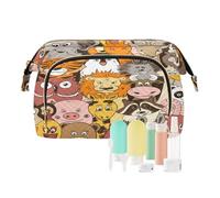 Borsa da viaggio per la cultura degli animali, per cani, per donne, uomini, ragazze, cuccioli, cani, impermeabile, organizer per cosmetici, borsa per utensili da viaggio, multiuso, valigetta per
