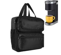 Borsa da viaggio per macchina da caffè, borsa da viaggio in nylon, borsa per macchina da caffè domestica, con manico, borsa per organizzare la produzione di caffè per viaggi e traslochi