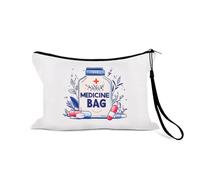 Borsa da viaggio per medicinali, medicinali, pillole, medicinali, portatile, con cinghia anti-perdita, Meds Bag2-8