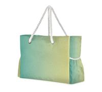 Borsa da viaggio per oggetti personali di grande capacità giallo-verde con tasche laterali Borsa da viaggio all'aperto per viaggi, palestra, vacanze