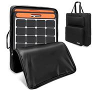 Borsa da viaggio per pannello solare, borsa imbottita portatile per pannelli solari, compatibile con Jackery SolarSaga 100 W, 200 W, 100 X, custodia protettiva impermeabile per il trasporto per