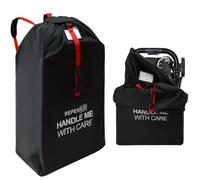 Borsa da viaggio per passeggino per il check-in del cancello dell'aeroplano, ultra resistente, resistente all'acqua, con cinghie regolabili, grande passeggino standard o doppio