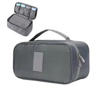 Borsa da viaggio per reggiseno con scomparti multipli per separare e proteggere facilmente lingerie, costumi da bagno e oggetti essenziali da viaggio, Come da immagine, Grigio