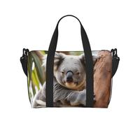 Borsa da viaggio per settimanali borsa da viaggio borsa sportiva da palestra per donne uomini coccole albero koala 1 stampa