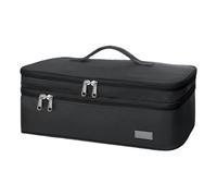 Borsa da viaggio per spazzole per capelli, borsa da viaggio per strumenti per lo styling dei capelli, custodia da viaggio a doppio strato, borsa resistente al calore per tutte le marche, custodia per