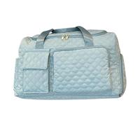 Borsa da viaggio per sport da donna, borsa da viaggio con tracolla larga, ampia capacità, per palestra, viaggi, yoga, 17,32 x 7,87 x 16,54 pollici, Lago blu, Se référer au descriptif, riferimento