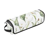 Borsa da viaggio per strumenti caldi per capelli con tappetino in ferro da stiro, borsa da viaggio organizer per strumenti caldi, ferro arricciacapelli, volumizzatore per capelli, elegante, calle