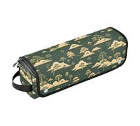 Borsa da viaggio per strumenti per capelli bonsai con tappetino resistente al calore, custodia da viaggio portatile per straigheners, ferro arricciacapelli, asciugacapelli da donna