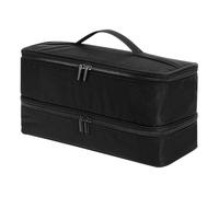 Borsa da viaggio per strumenti per capelli | Borsa da viaggio per utensili per capelli | portatile per asciugacapelli Hairr 34x15x16cm | Trasporto A Pr, nero, la descrizione, Vedere la