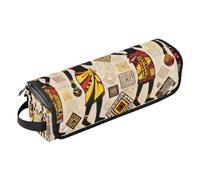 Borsa da viaggio per strumenti per capelli con cuscinetto resistente al calore, custodia da viaggio portatile per ferri da stiro, piastre e arricciacapelli, accessorio da viaggio tribale bella donna