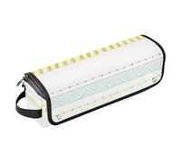 Borsa da viaggio per strumenti per capelli con cuscinetto resistente al calore, organizer per strumenti per capelli, per raddrizzatori, arricciacapelli, asciugacapelli, organizer portatile tribale