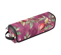 Borsa da viaggio per strumenti per capelli con cuscinetto resistente al calore, organizer per strumenti per capelli di grande capacità, per raddrizzatori, ferro arricciacapelli, asciugacapelli, frutta