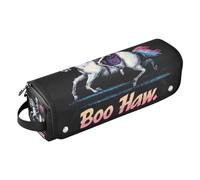 Borsa da viaggio per strumenti per capelli con tappetino in ferro antipolvere, borsa da viaggio per piastre, piastre, ferri arricciacapelli, teschio pixel anni '80, unicorni, elementi essenziali da