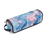 Borsa da viaggio per strumenti per capelli con tappetino in ferro arricciacapelli, custodia da viaggio per piastre, piastre, ferri arricciacapelli, accessorio da viaggio blu polvere Dreams