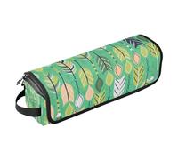 Borsa da viaggio per strumenti per capelli, con tappetino resistente al calore, borsa per il trasporto, ferro arricciacapelli piatto, organizer impermeabile per piastra lisciante, utensili caldi e