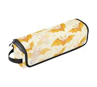Borsa da viaggio per strumenti per capelli con tappetino resistente al calore, organizer per utensili per capelli di grande capacità, per ferri da stiro, piastre, arricciacapelli, pipistrelli vampiri