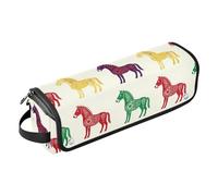 Borsa da viaggio per strumenti per capelli da donna con tappetino in ferro da stiro cavalli svedesi colorato impermeabile custodia da viaggio per strumenti caldi arricciacapelli ferri piatti