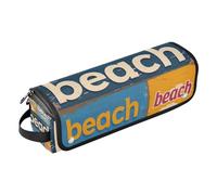 Borsa da viaggio per strumenti per capelli da donna con tappetino in ferro, organizer portatile per ferri da stiro, piastre, ferri arricciacapelli, poster vintage da spiaggia, organizer portatile que