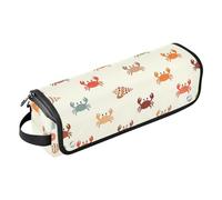 Borsa da viaggio per strumenti per capelli da donna con tappetino rimovibile resistente al calore Eremita granchi oceano strumenti per capelli borsa organizer per strumenti caldi e accessori per la