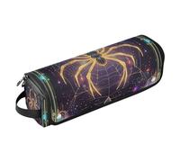 Borsa da viaggio per strumenti per capelli e tappetino resistente al calore con cerniera, grande capacità, organizer per piastre piatte, piastre, arricciacapelli, tarocchi ragno