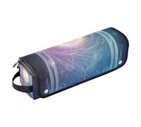 Borsa da viaggio per strumenti per capelli e tappetino resistente al calore con cerniera, grande custodia da viaggio per strumenti caldi e accessori per la cura dei capelli, sole luna