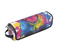 Borsa da viaggio per strumenti per capelli e tappetino resistente al calore, grande custodia da viaggio per strumenti caldi, ferro arricciacapelli, volumizzante, styler, feroce hound, borsa da viaggio