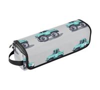 Borsa da viaggio per strumenti per capelli e tappetino resistente al calore, organizer per ferri da stiro, piastre, ferri arricciacapelli, camion auto, grigio