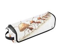 Borsa da viaggio per strumenti per capelli e tappetino resistente al calore, organizer portatile per ferri da stiro, piastre, arricciacapelli, formiche e cibo