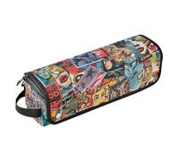 Borsa da viaggio per strumenti per capelli e tappetino resistente al calore, organizer rimovibile per accessori per lo styling dei capelli, organizer per piastre, piastre, arricciacapelli, collage di