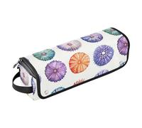 Borsa da viaggio per strumenti per capelli in riccio di mare, con tappetino rimovibile resistente al calore, antipolvere, borsa da viaggio per piastre, piastre e arricciacapelli, borsa da viaggio per